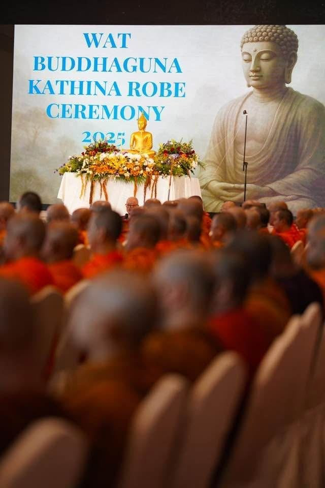 Kathina robe offering ceremony at Buddhaguna Buddhist Temple